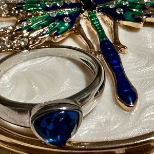 ❤️Violet Tanzanite Ring 18k plated